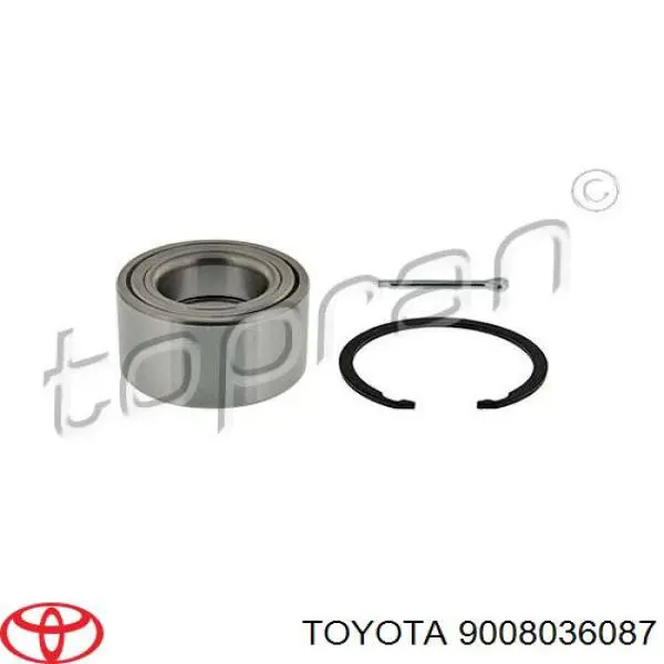 Compre 9008036087 Toyota Rolamento de cubo dianteiro