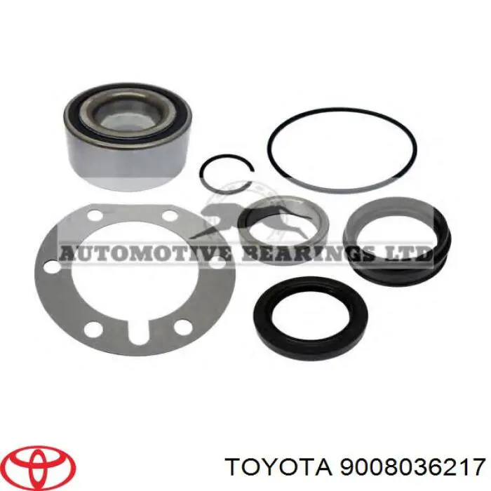Rolamento de cubo traseiro Toyota 9008036217 preço, a partir de 41,16 USD