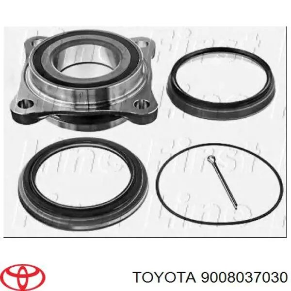 Rolamento de cubo dianteiro Toyota 9008037030 preço, a partir de 114,13 USD
