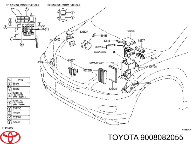 Toyota 9008082055 preço, a partir de 3,02 USD