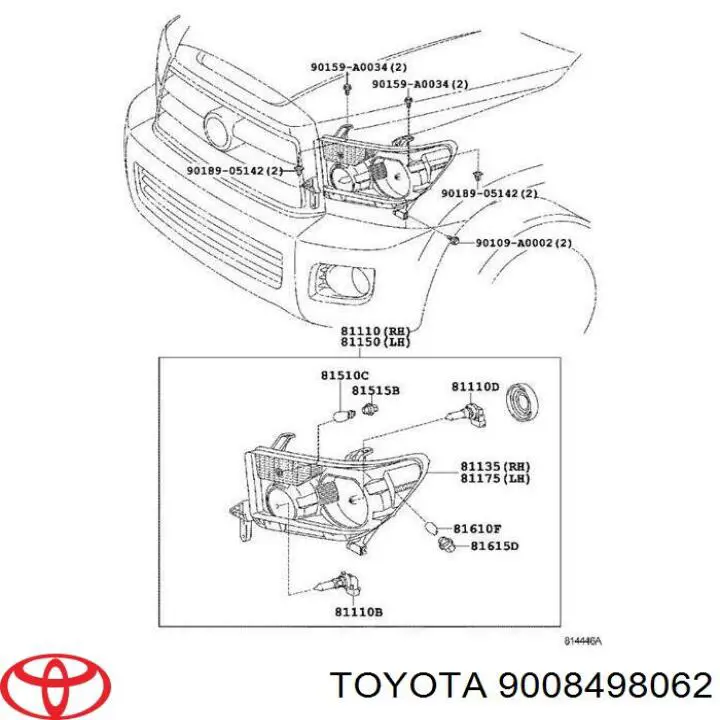 Lâmpada Toyota 9008498062 preço, a partir de 5,82 USD