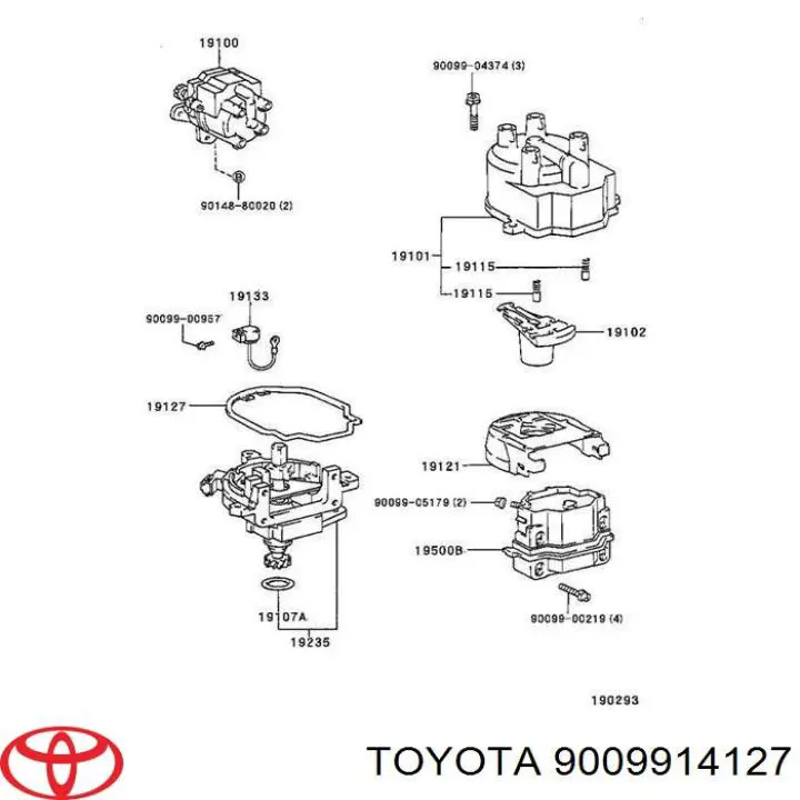 Compre 9006908013 Toyota Vedante anular de distribuidor
