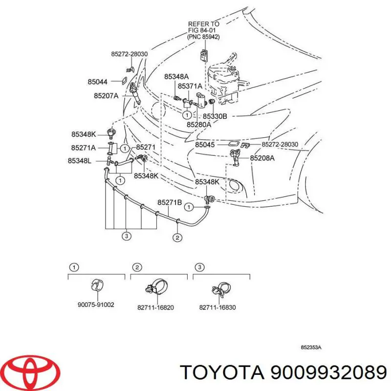 Vedante anular de bomba de fluido para lavador Toyota 9009932089 preço, a partir de 2,36 USD