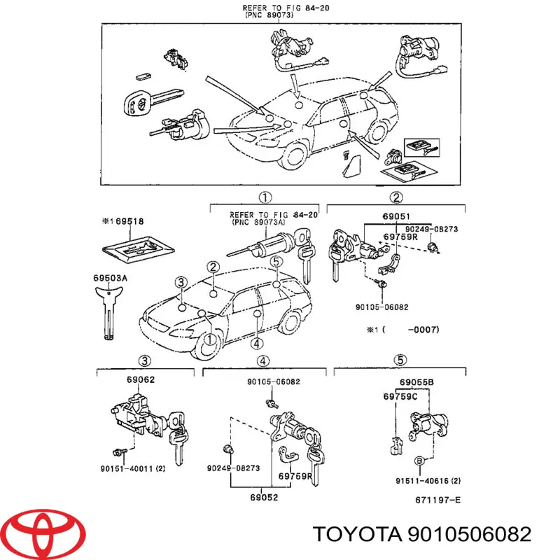  Toyota 9010506082 preço, a partir de  