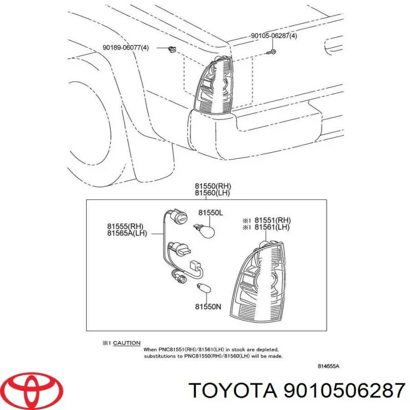 9010506287 Toyota 