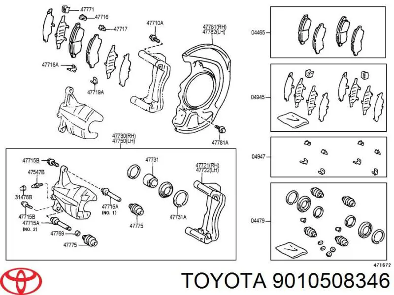  Toyota 9010508346 preço, a partir de 1,65 USD