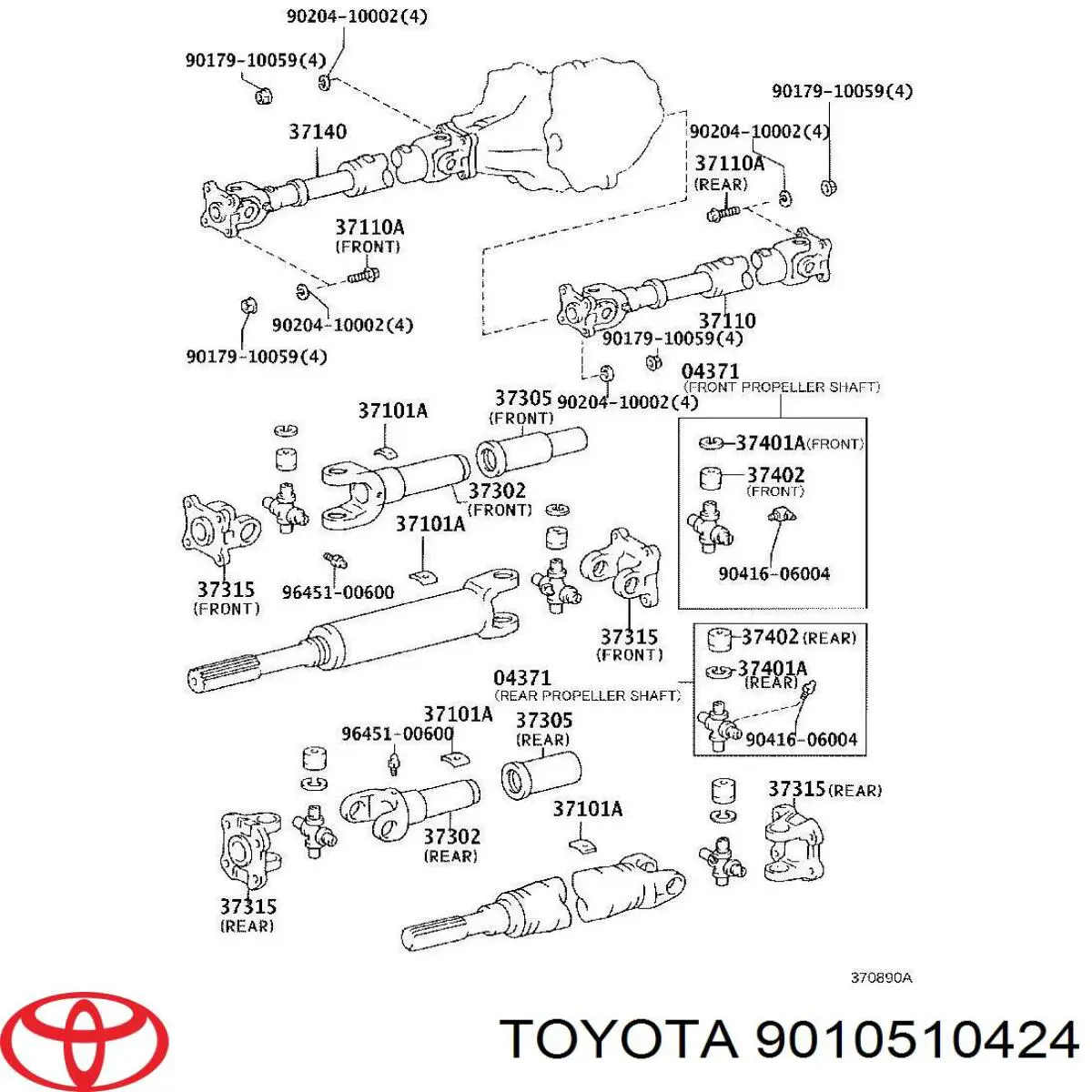 Toyota 9010510424 preço, a partir de 1,89 USD