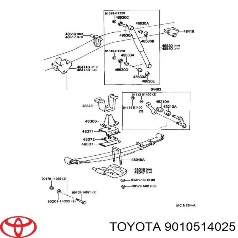  Toyota 9010514025 preço, a partir de 9,43 USD