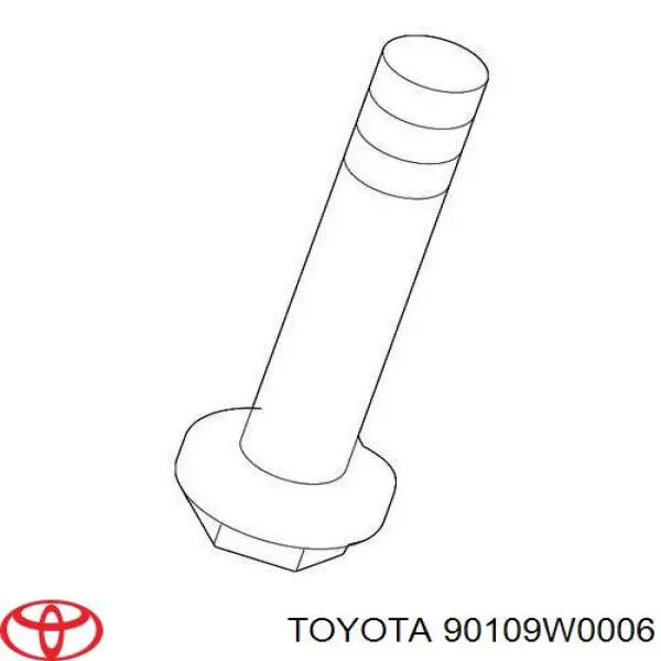 Parafuso do sistema de escape (do silenciador) Toyota 90109W0006 preço, a partir de 5,51 USD