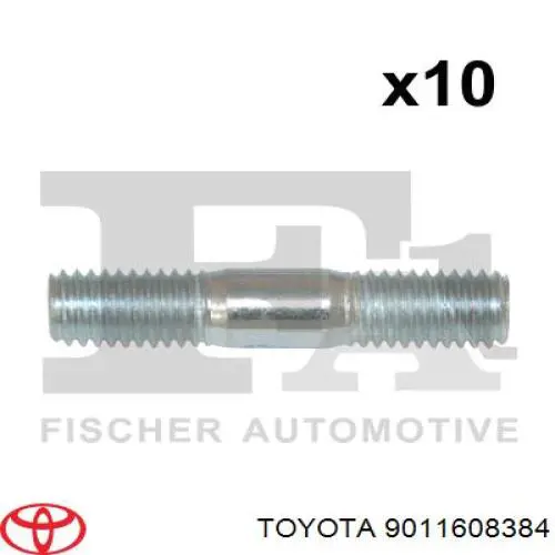 Prego de tubo coletor de escape Toyota 9011608384 preço, a partir de 3,12 USD