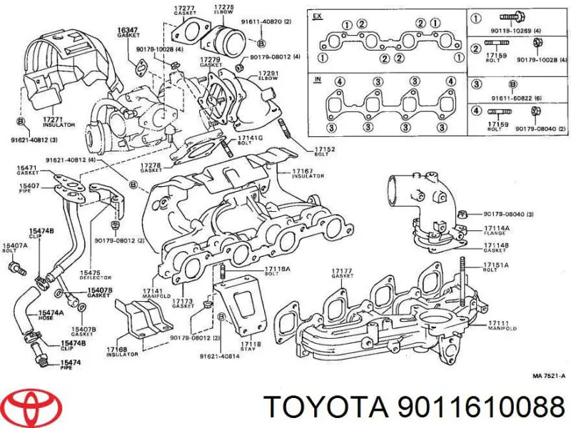9011610088 Toyota 