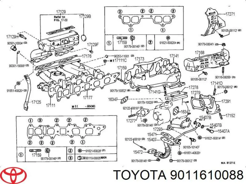  Toyota 9011610088 preço, a partir de 2,21 USD