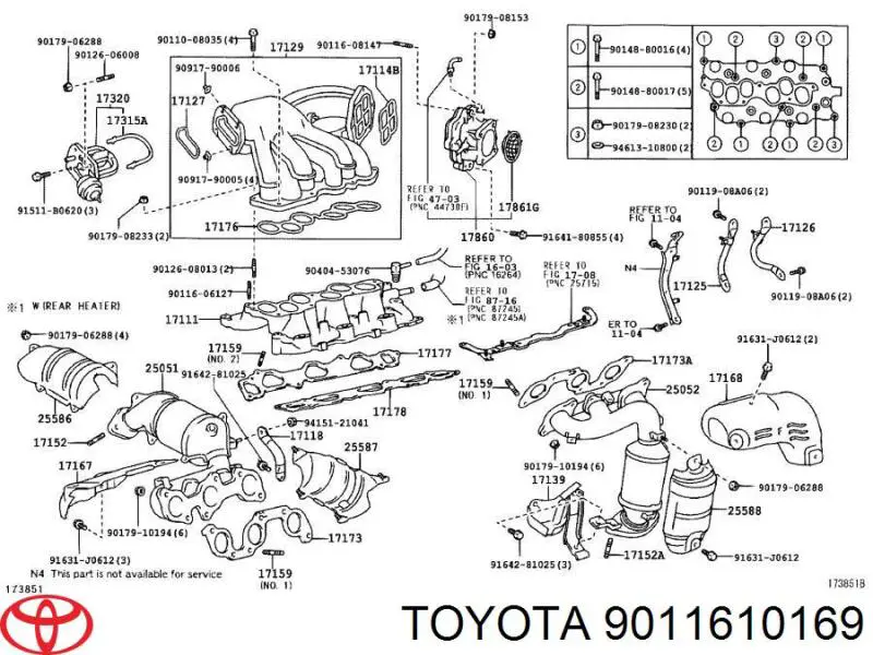  Toyota 9011610169 preço, a partir de 3,20 USD