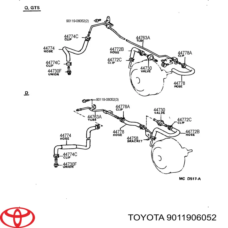 9011906052 Toyota 