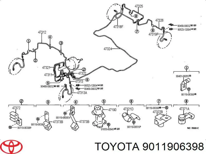  Toyota 9011906398 preço, a partir de 1,65 USD
