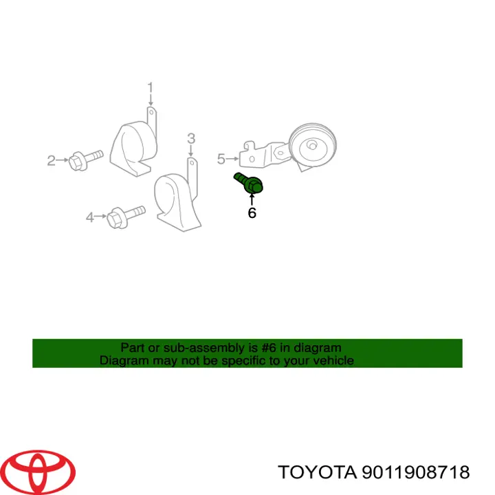 9011908718 Toyota 