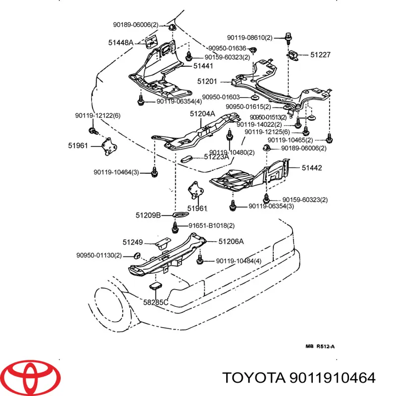  Toyota 9011910464 preço, a partir de 2,74 USD