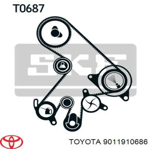  Toyota 9011910686 preço, a partir de 2,36 USD