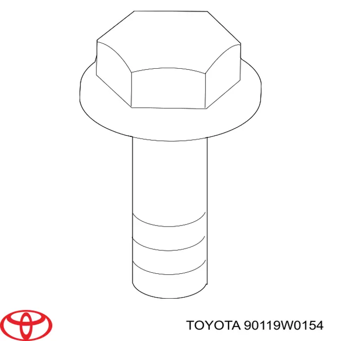 Toyota 90119W0154 preço, a partir de 1,93 USD