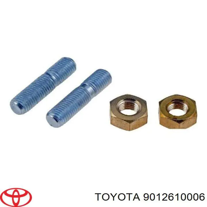 9012610006 Toyota Parafuso (prego) de tubo coletor de escape