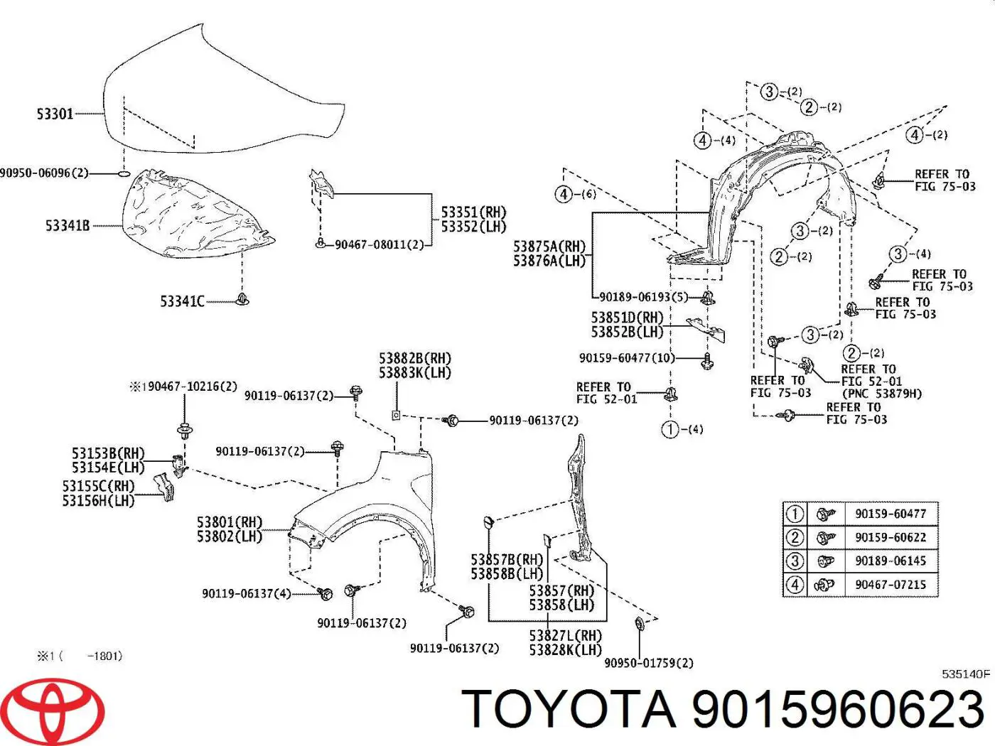  Toyota 9015960623 preço, a partir de 1,94 USD