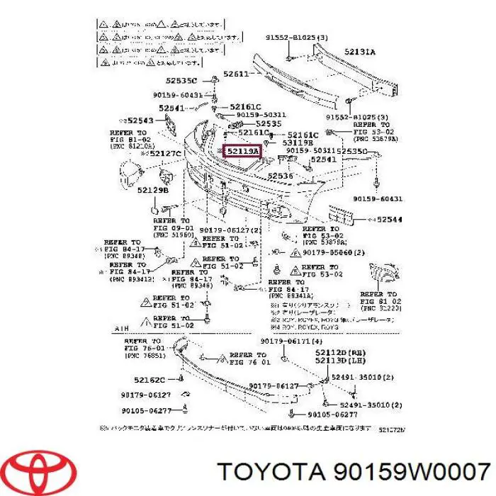  Toyota 90159W0007 preço, a partir de 1,08 USD
