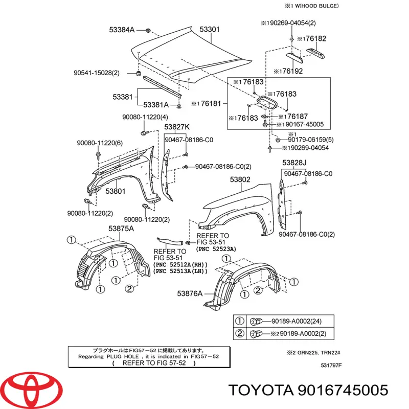  Toyota 9016745005 preço, a partir de 1,61 USD