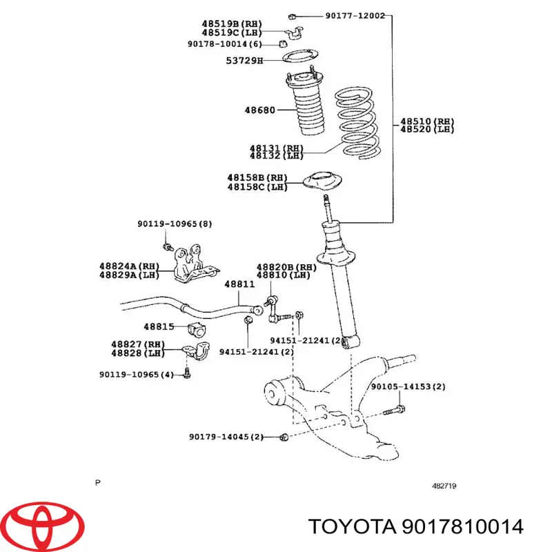  Toyota 9017810014 preço, a partir de 2,29 USD