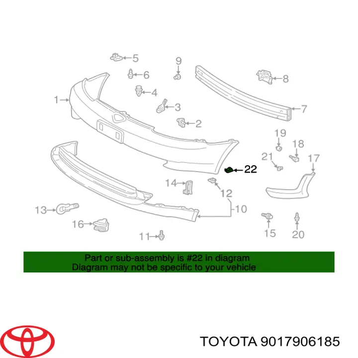 9017906185 Toyota 