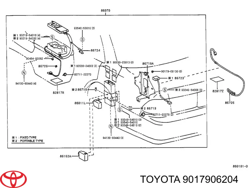  Toyota 9017906204 preço, a partir de 1,60 USD