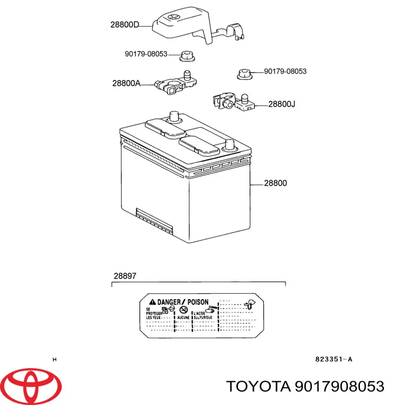  Toyota 9017908053 preço, a partir de 2,57 USD