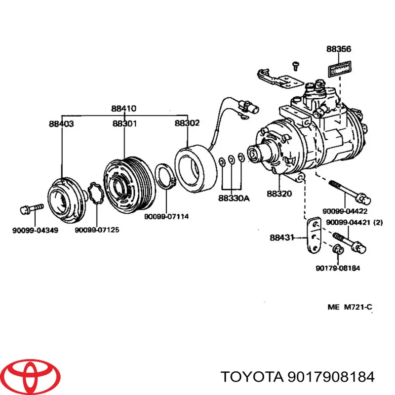 9017908184 Toyota 