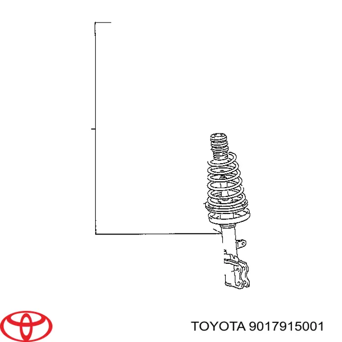 9017915001 Toyota Porca de fixação de amortecedor