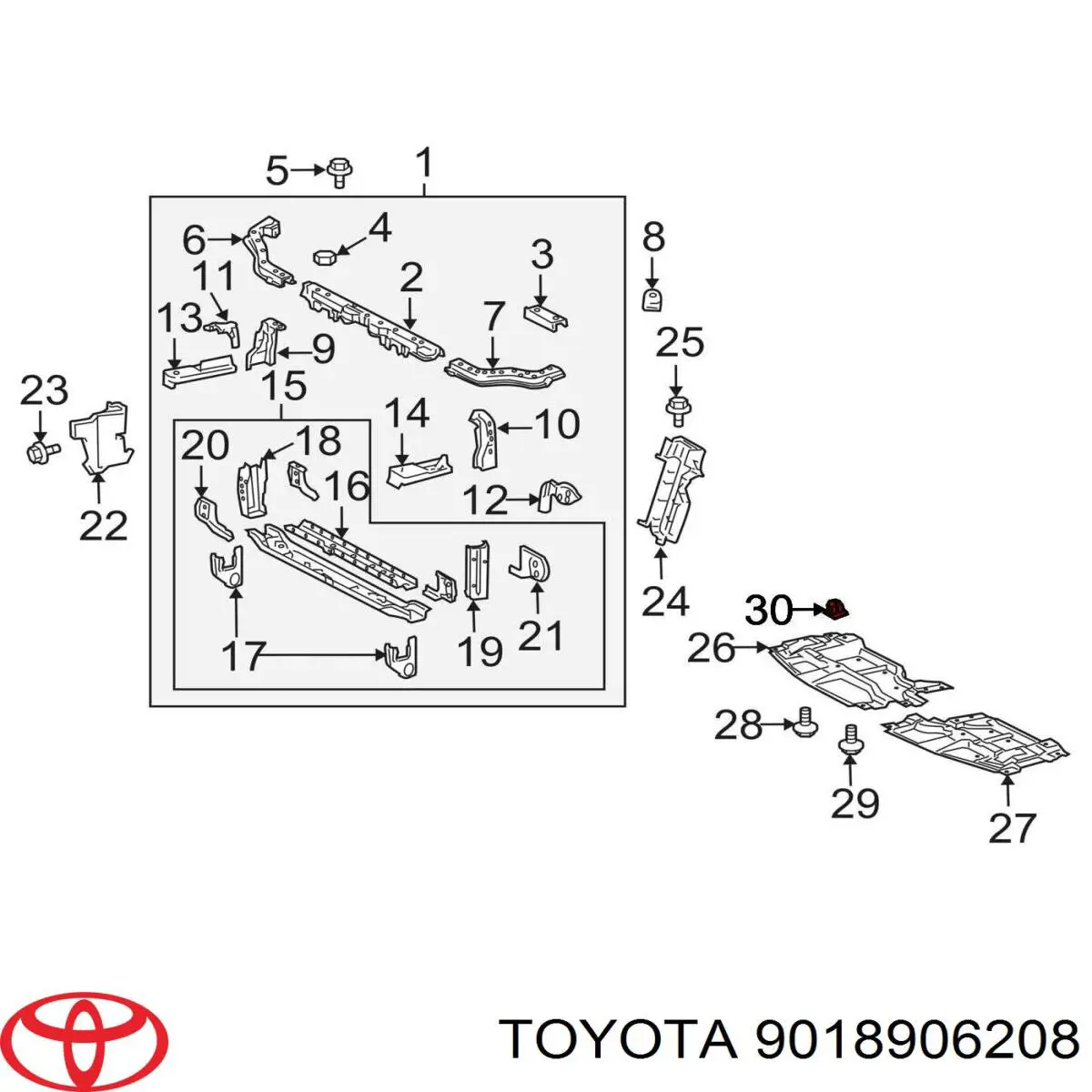9018906208 Toyota 