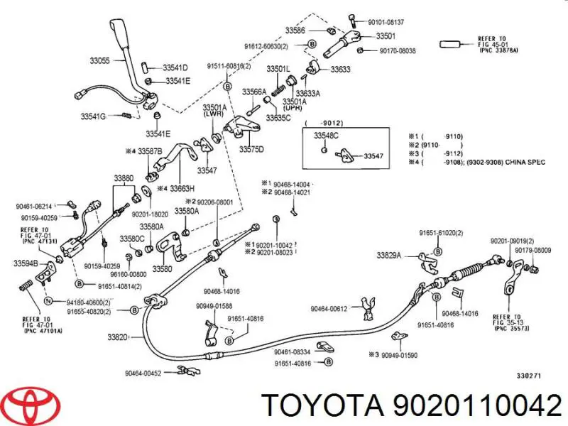 9020110042 Toyota 