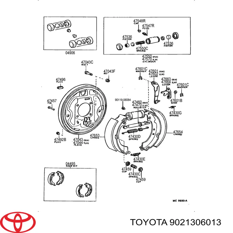  Toyota 9021306013 preço, a partir de  