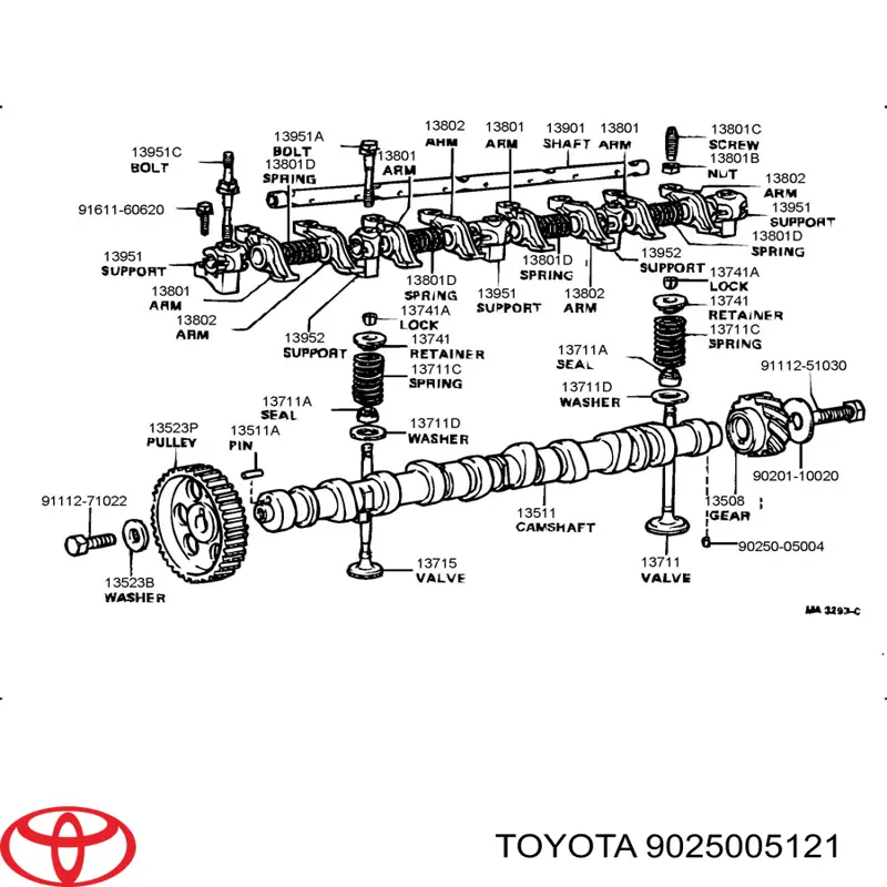 9025005121 Toyota 