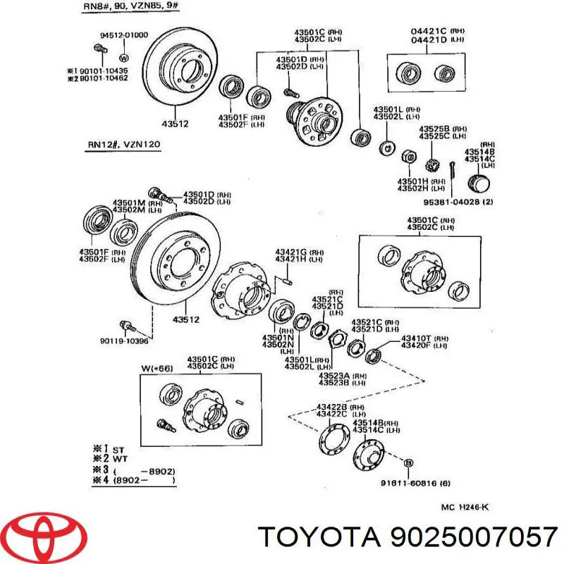  Toyota 9025007057 preço, a partir de 2,69 USD