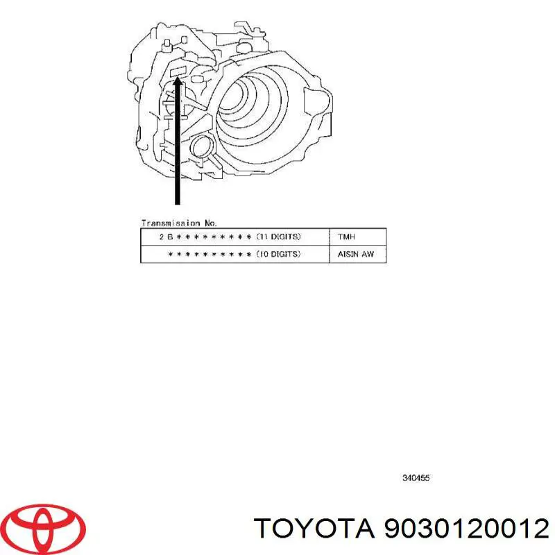 Compre 9030120012 Toyota Anel (arruela) do injetor de ajuste