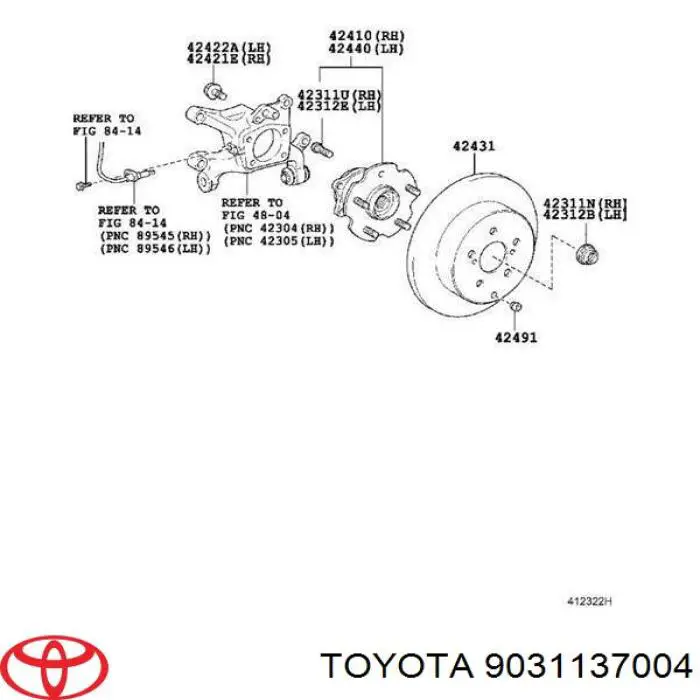 Bucim do semieixo do eixo traseiro Toyota 9031137004 preço, a partir de 7,54 USD