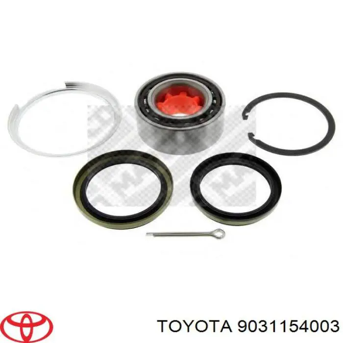 Bucim externo de cubo dianteiro 9031154003 Toyota