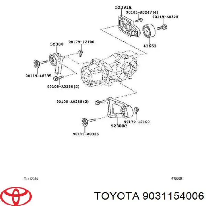 Bucim da haste de redutor do eixo traseiro Toyota 9031154006 preço, a partir de 5,39 USD