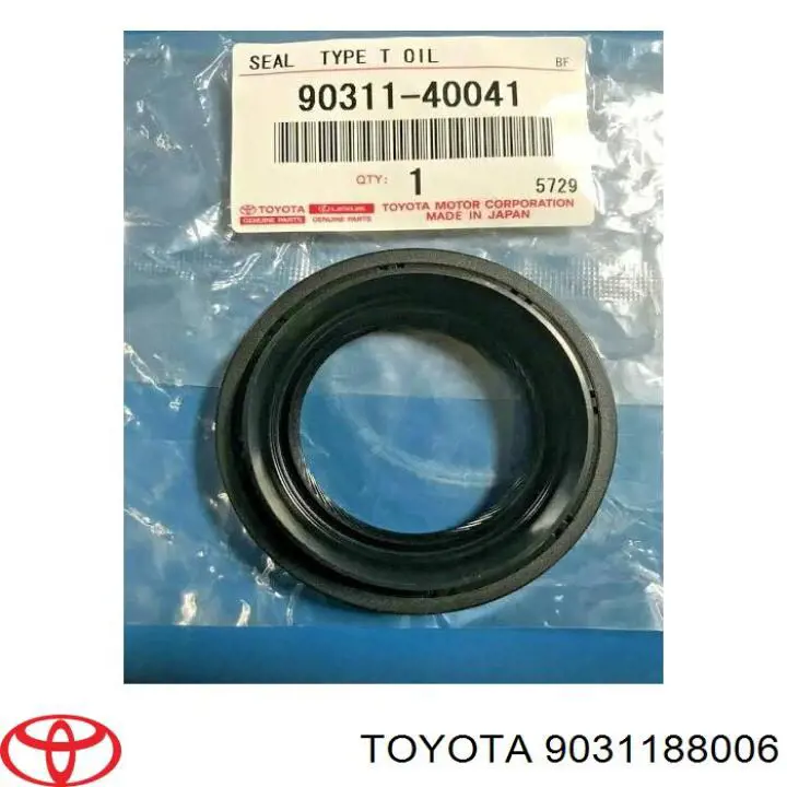 Compre 9031188006 Toyota Vedação traseira de cambota de motor