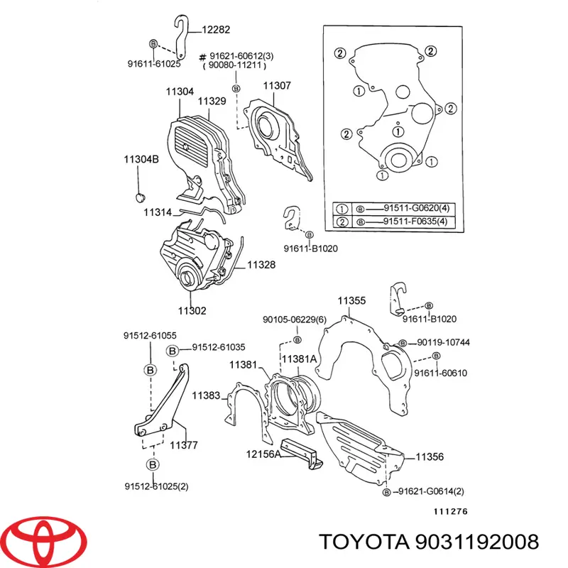 Vedação traseira de cambota de motor Toyota 9031192008 preço, a partir de 28,31 USD