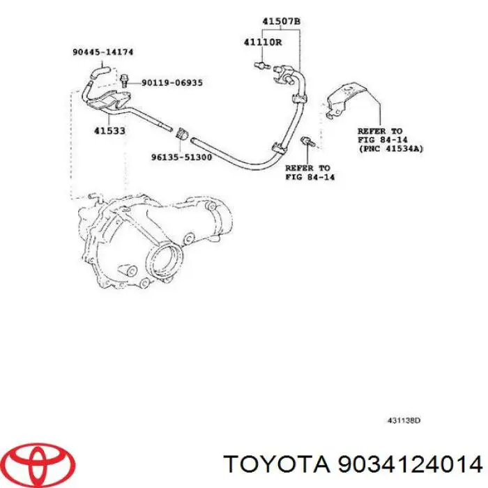 Tampão de enchimento de eixo traseiro/dianteiro Toyota 9034124014 preço, a partir de 6,74 USD