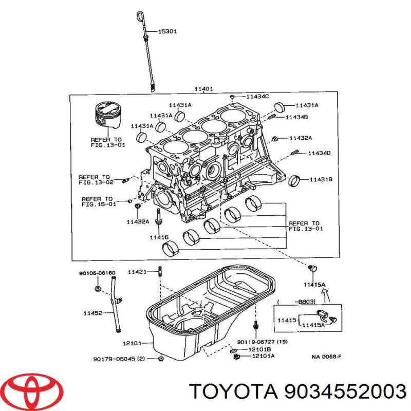  Toyota 9034552003 preço, a partir de 4,48 USD