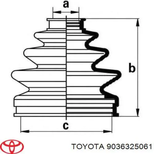 Compre 9036325061 Toyota Rolamento da árvore secundária da Caixa de Mudança