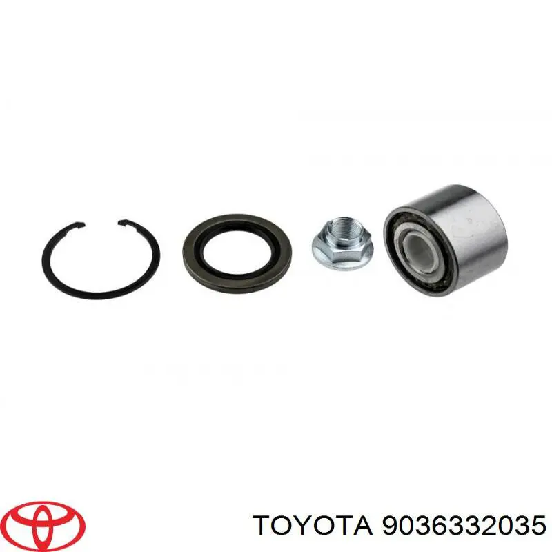 Compre 9036332035 Toyota Rolamento de cubo dianteiro