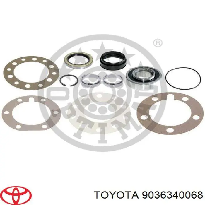 Compre 9036340068 Toyota Rolamento do semieixo do eixo traseiro