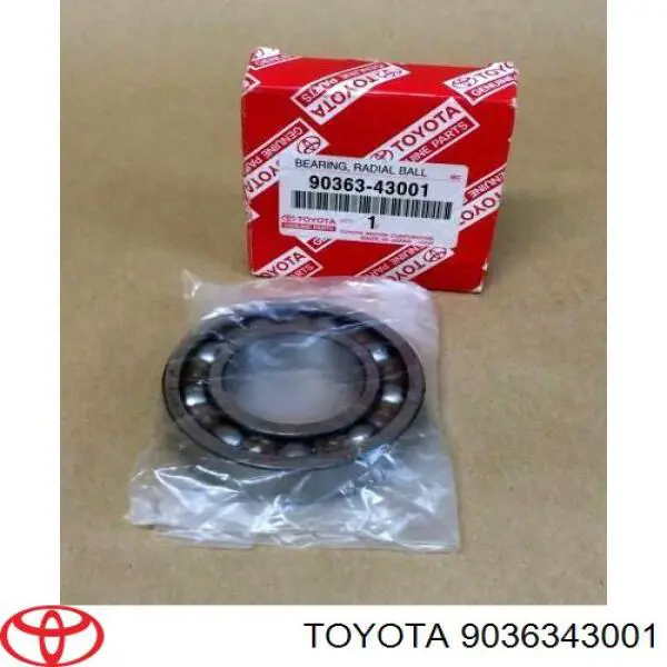 9036343001 Toyota Rolamento de diferencial do eixo dianteiro
